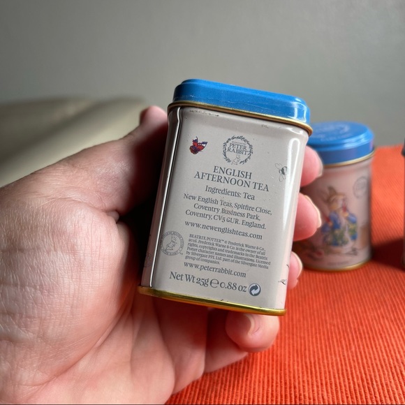 Beatrix Potter Peter Rabbit Mini Tea Tins Easter Spring - Picture 3 of 8